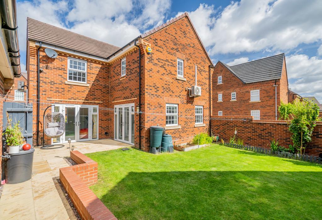 Rear of property