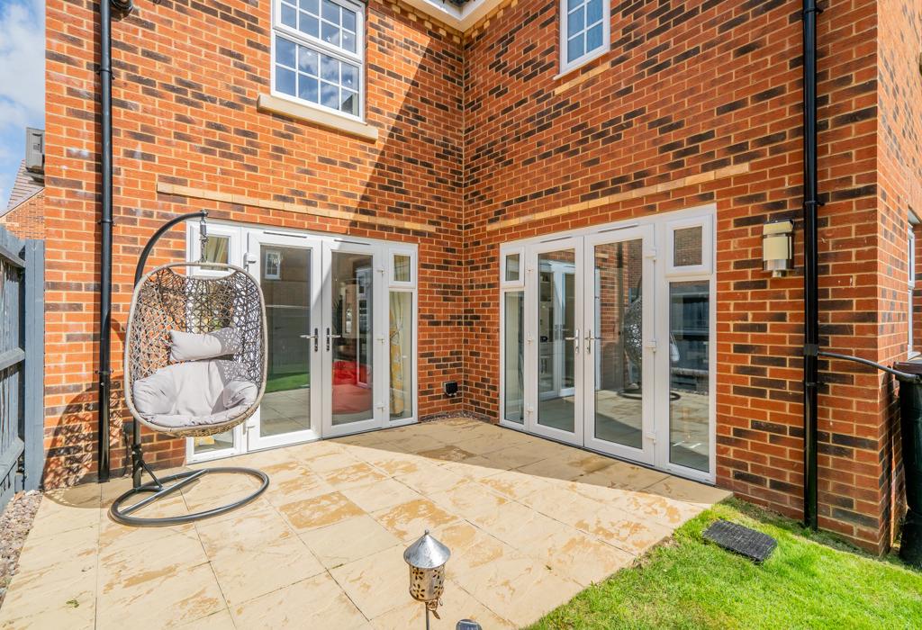 Rear of property