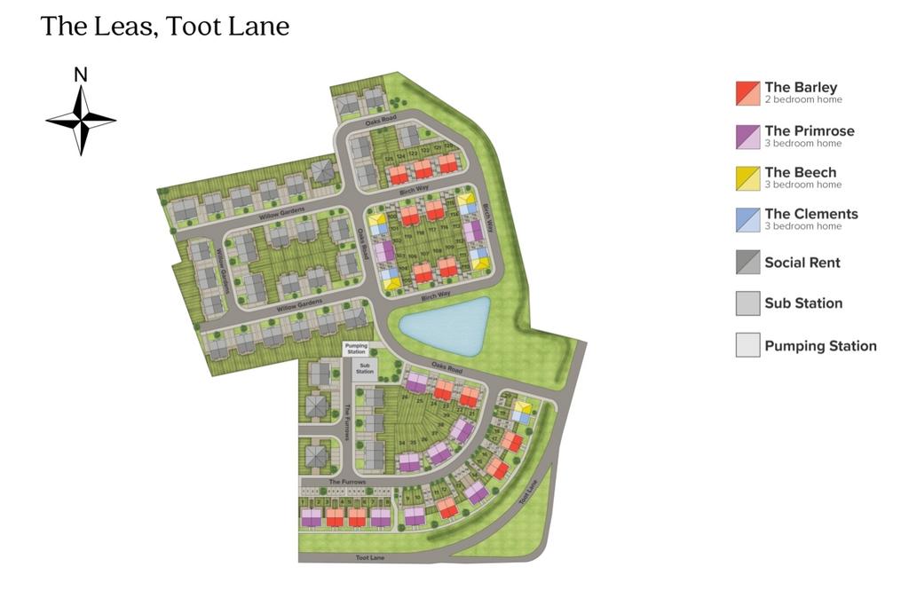 Lrg The Leas, Toot Lane site plan