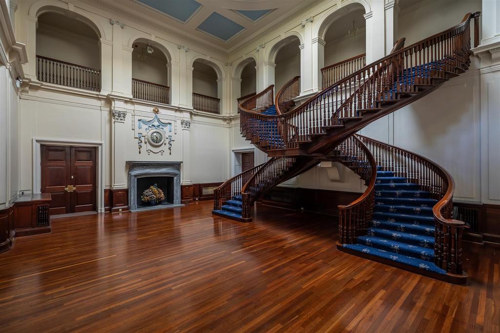 Helix Staircase in Main Entrance Hall