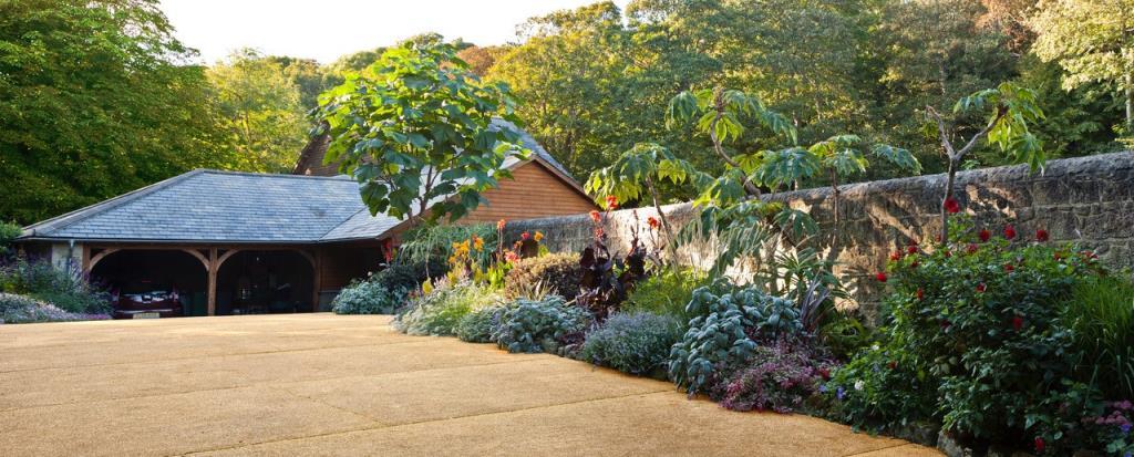 The Parking Area and Approach to the House