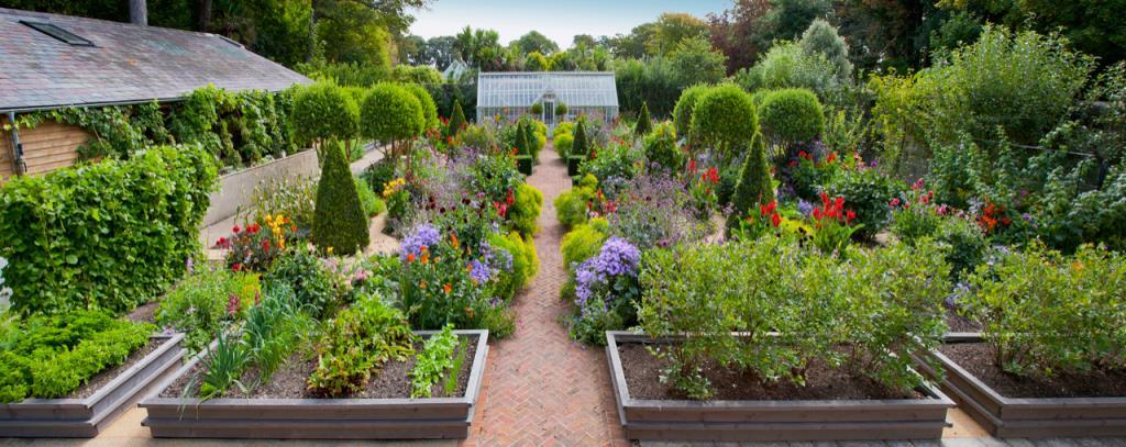 A View of the Principle Garden