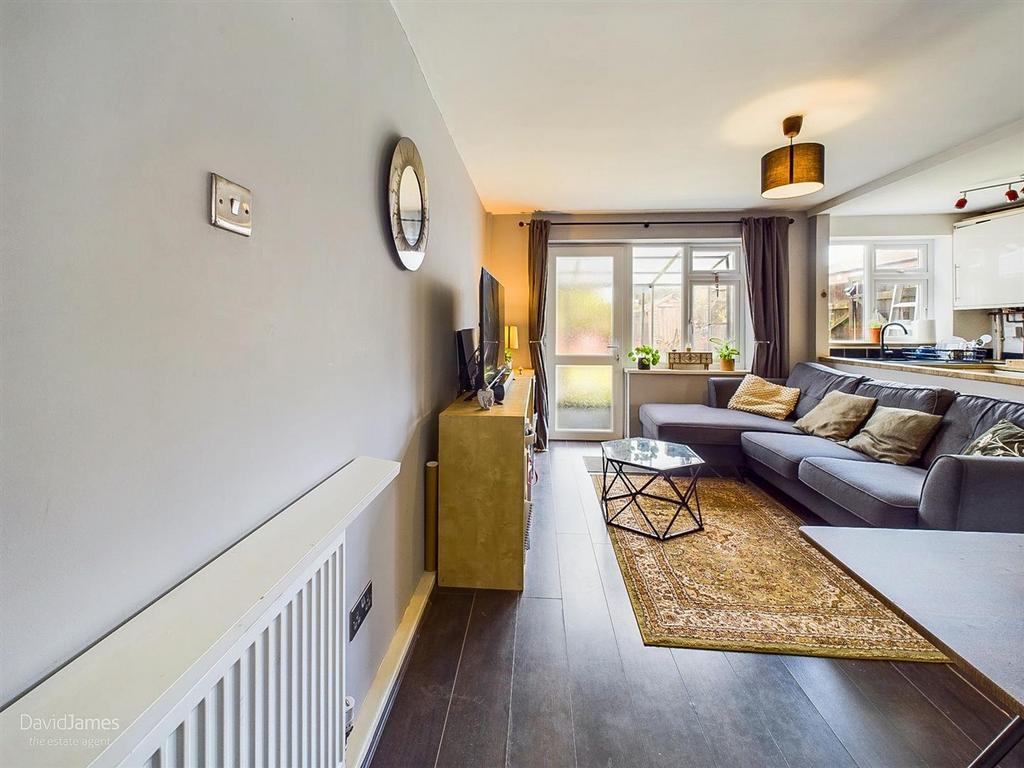 Open plan living area