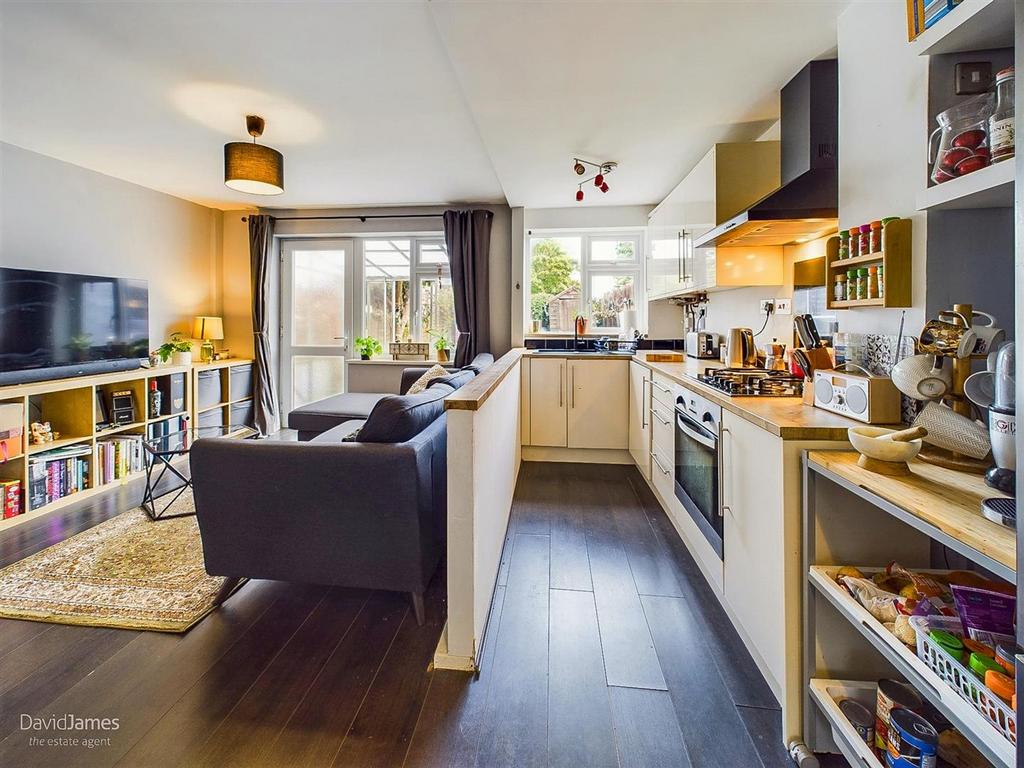 Open plan living area