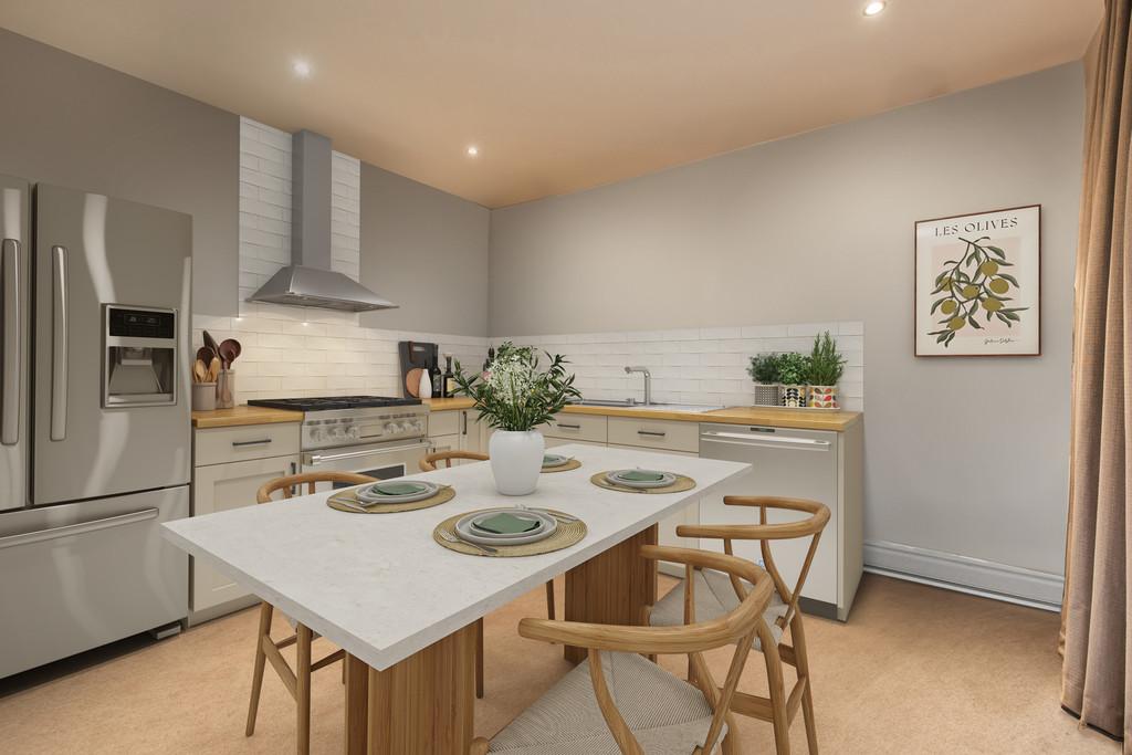 CGI illustrating potential kitchen