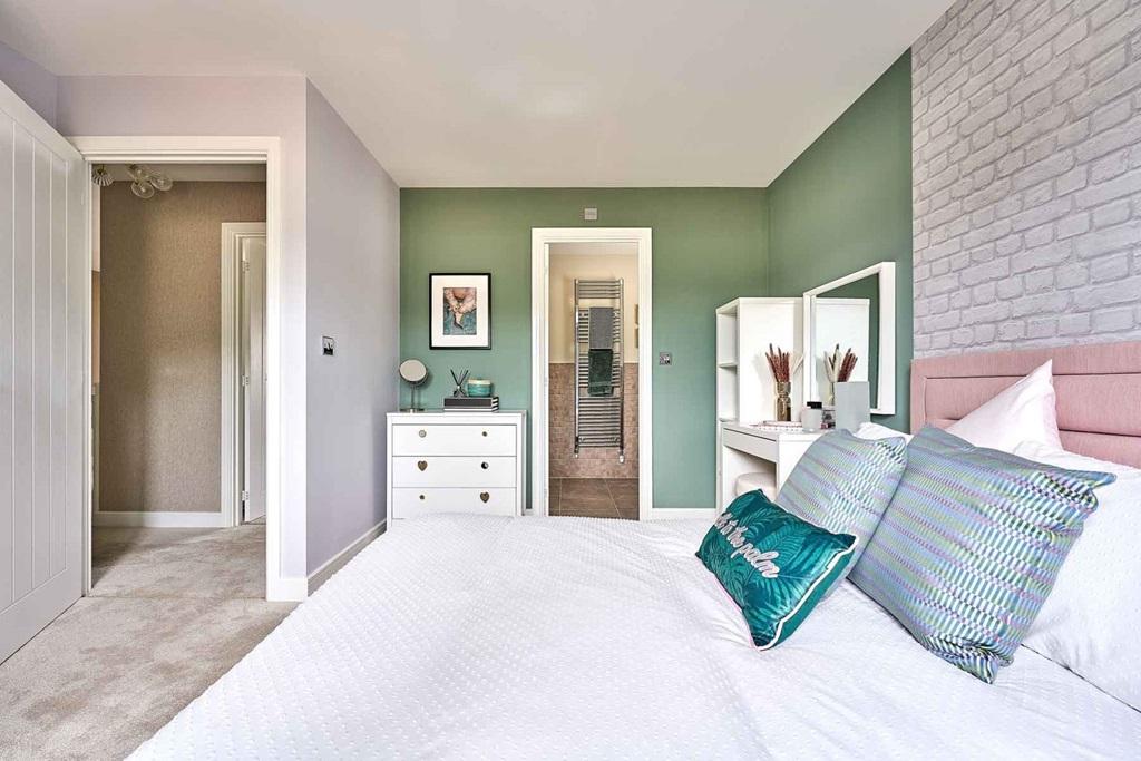 Bedroom 2 is a bright room for family and...