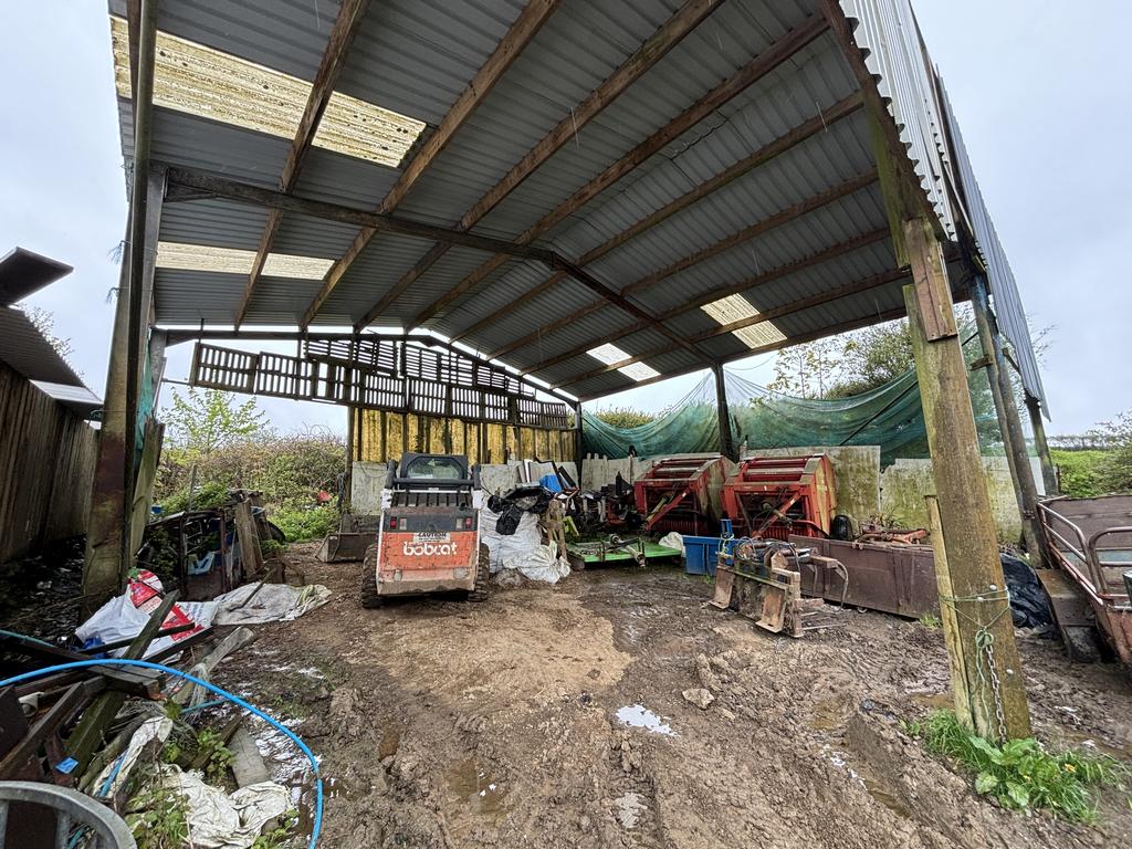 Machinery store shed