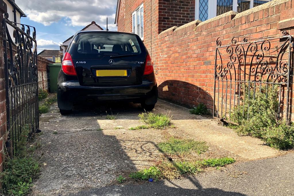 Driveway to garage