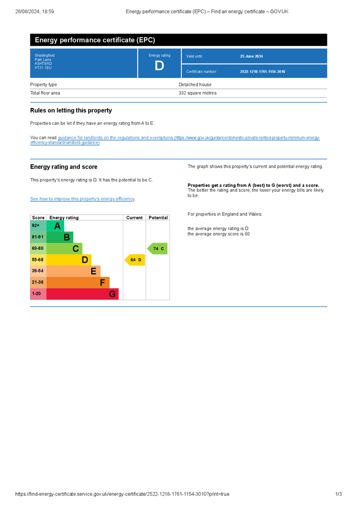 Energy performance c