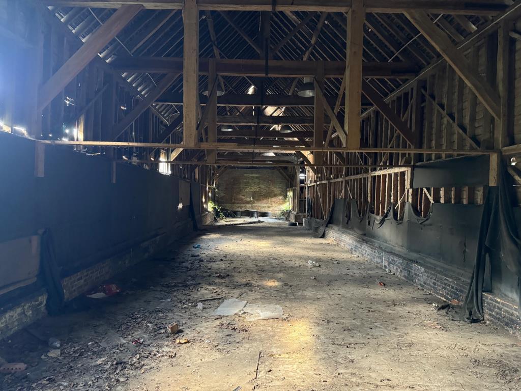 Inside the long barn 1