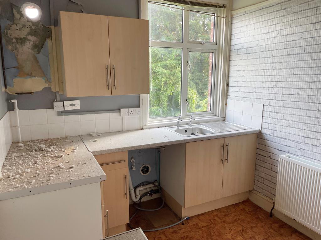 Kitchen on first floor with fitted units