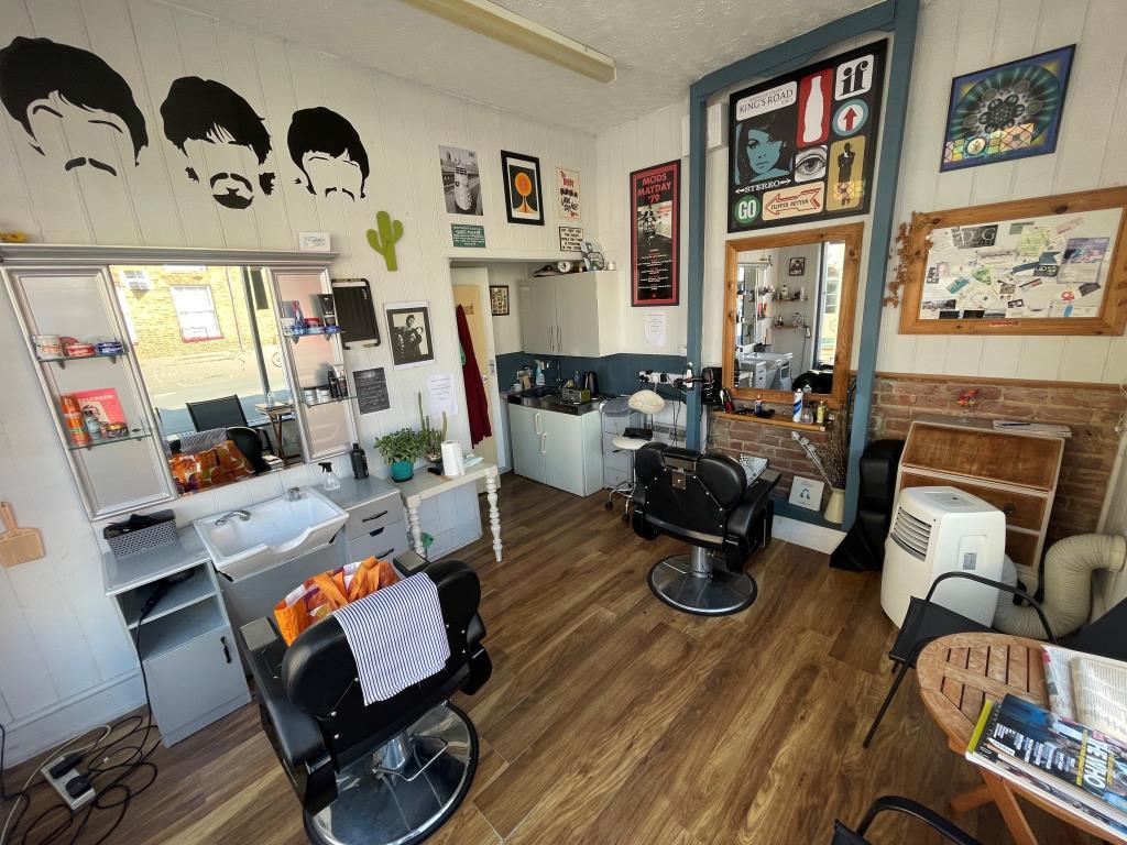 Barber shop with two chairs