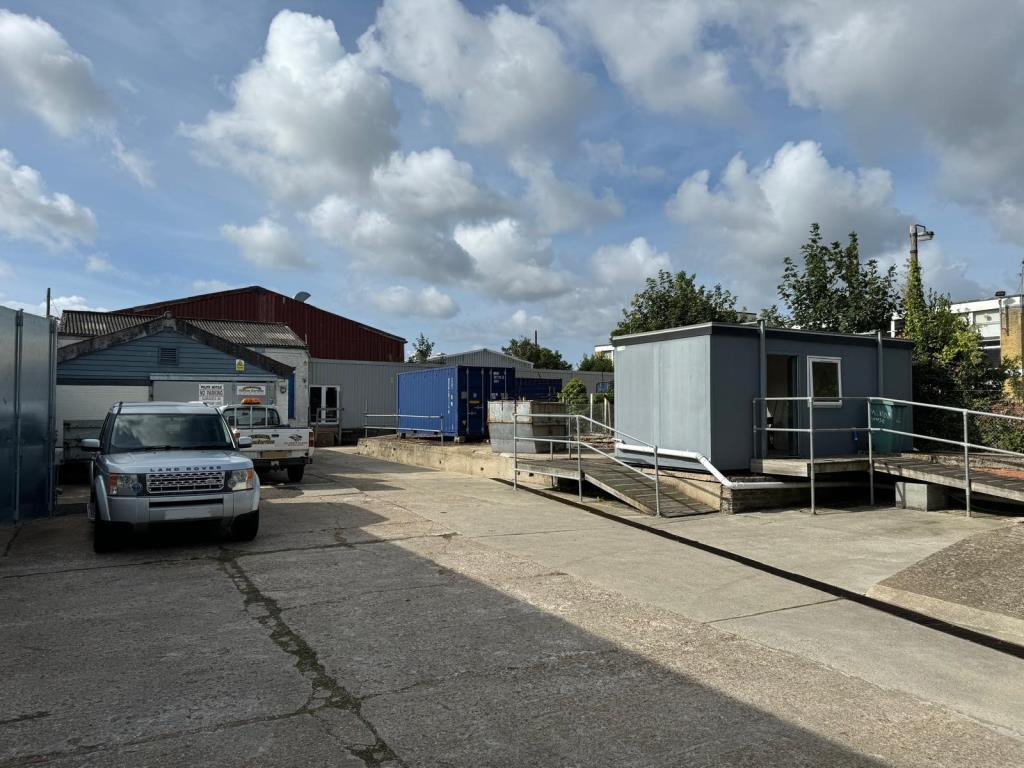 Main forecourt and storage units