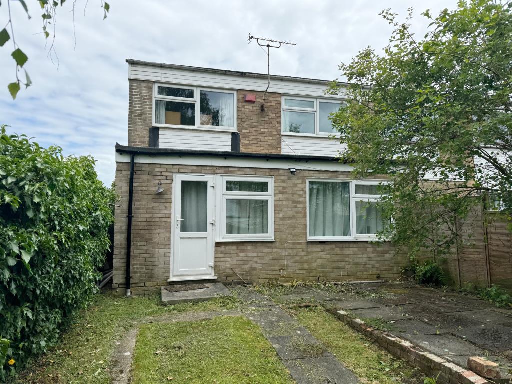 Rear of property