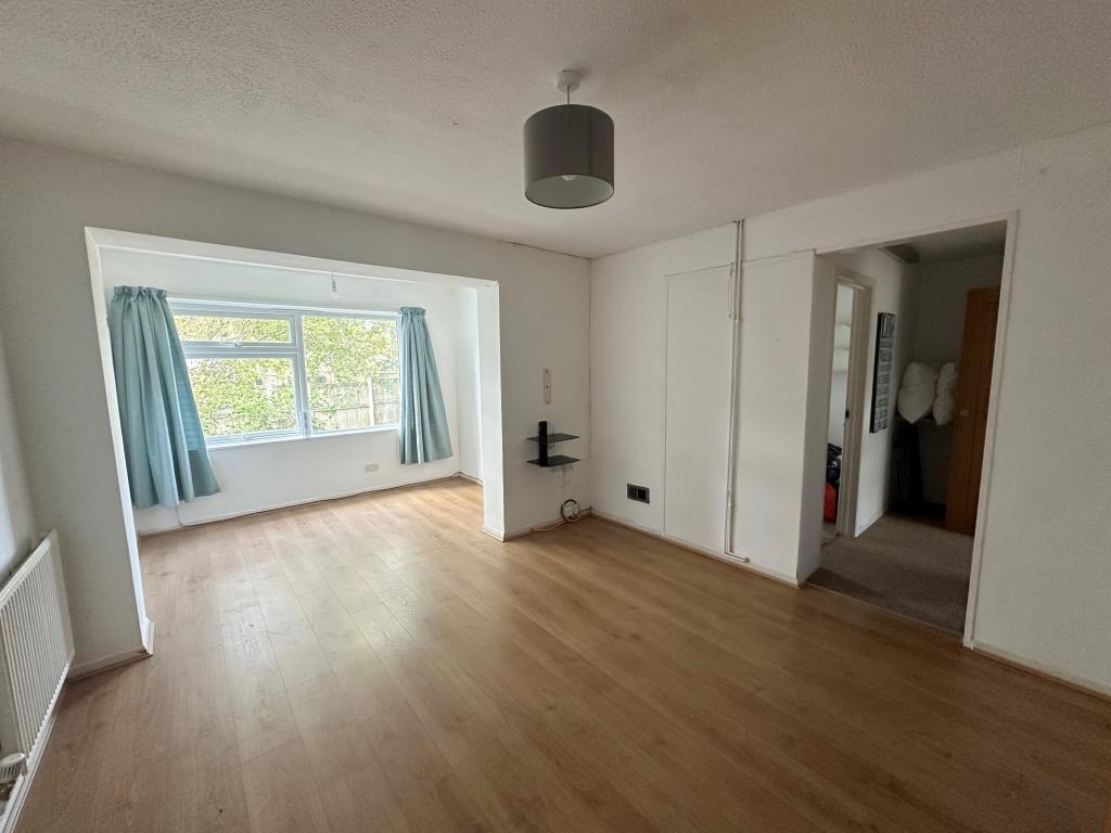 Living room and dining room