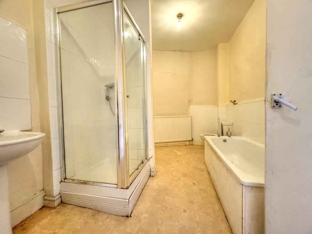 Bathroom with separate shower