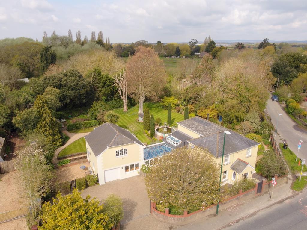 Aerial view of Early Cottage