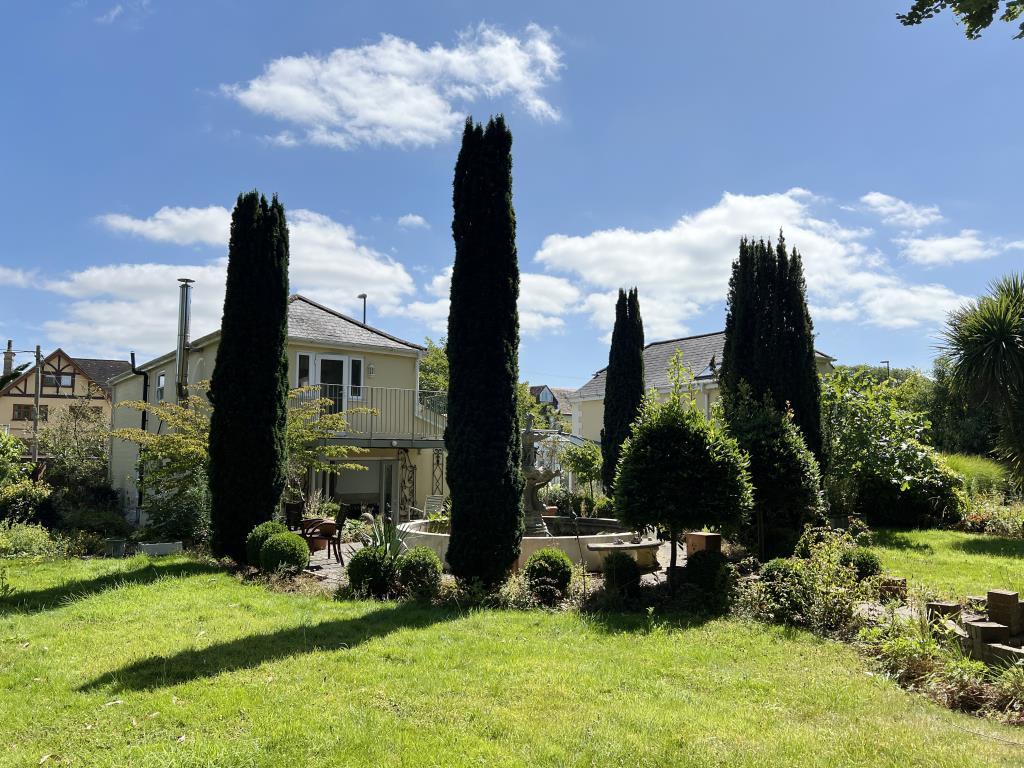 View of gardens looking towards rear of house