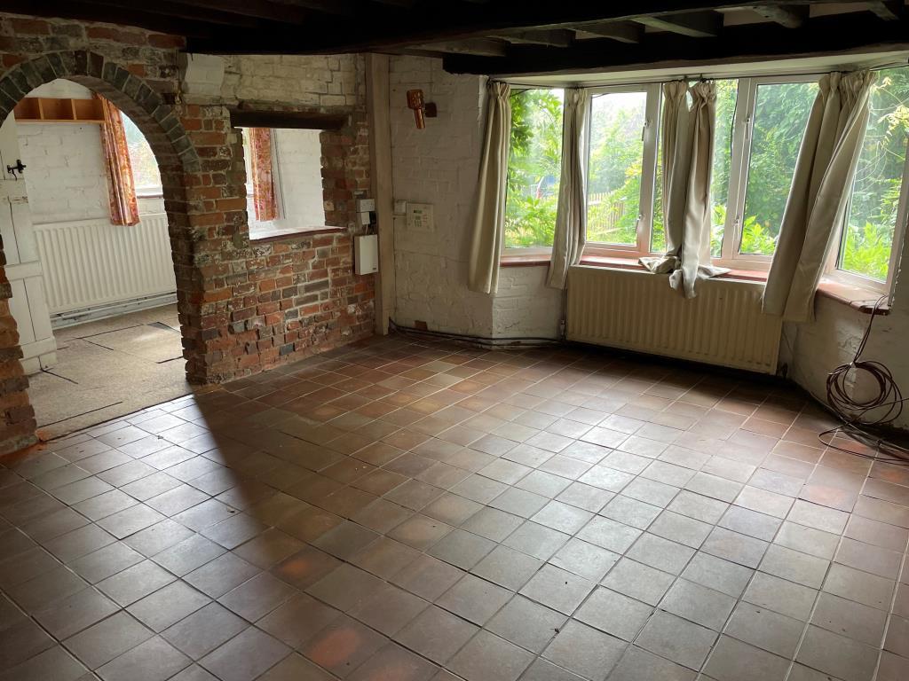 Dining room with views over rear garden