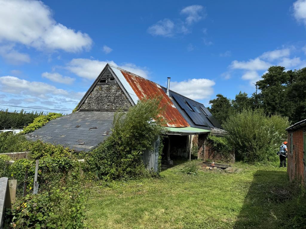 The Larger Barn Fronting the Road