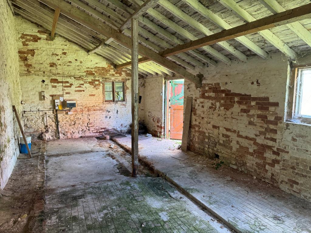 An Internal View of the Smaller Barn