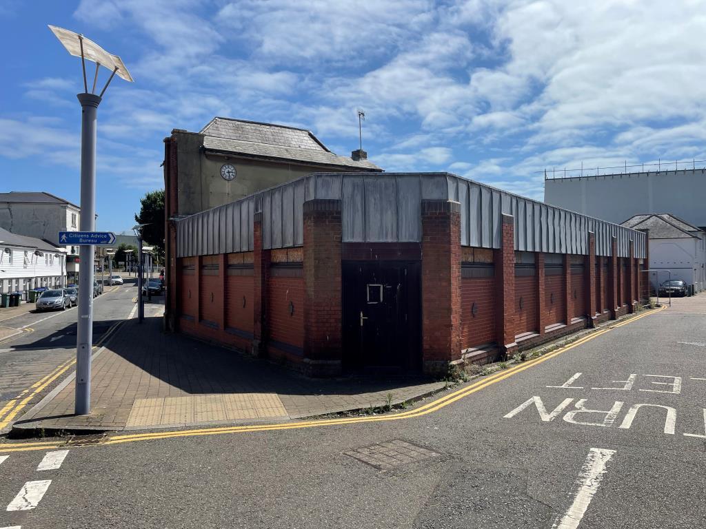 View of site from corner of Chapel Street and Brid