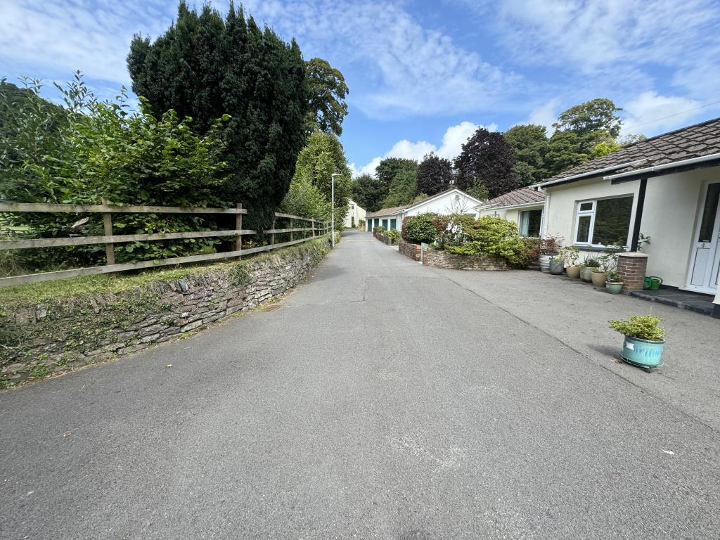 View of the road taken from the main road