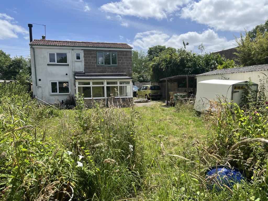 General view of the rear of the property