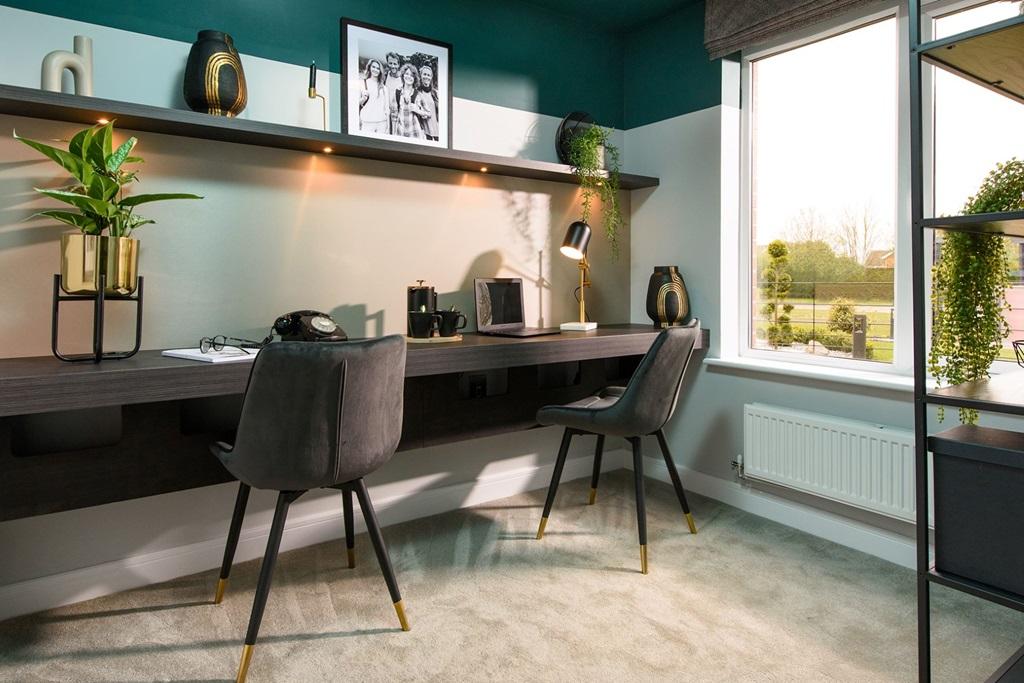 Study room ideal for working from home