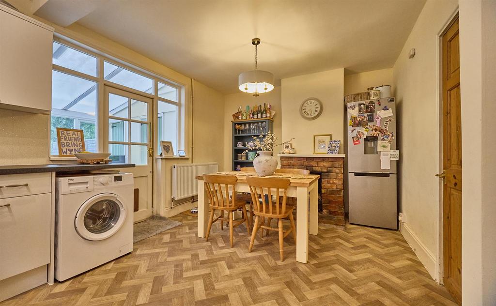 Refitted dining kitchen to rear