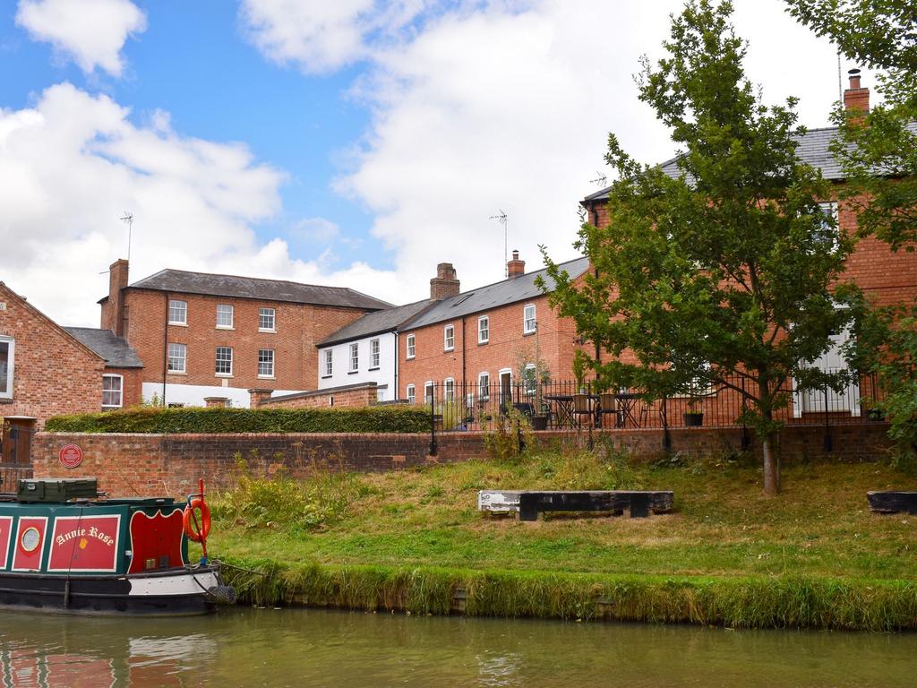 Canal view of house