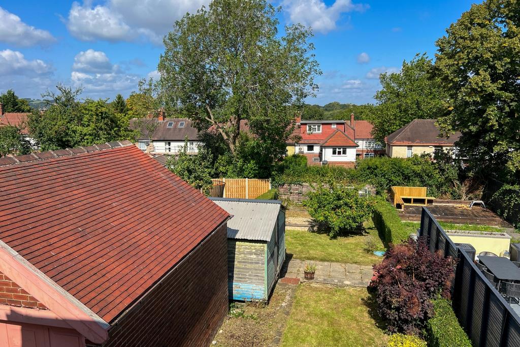 View of the garden