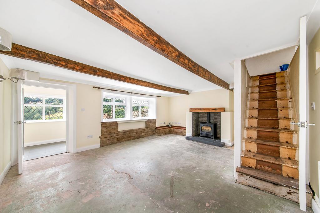 Open plan living dining room