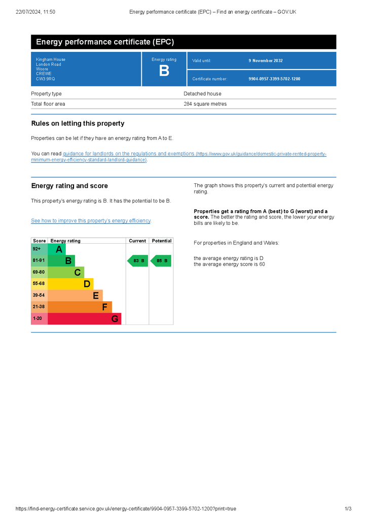 Energy performance c