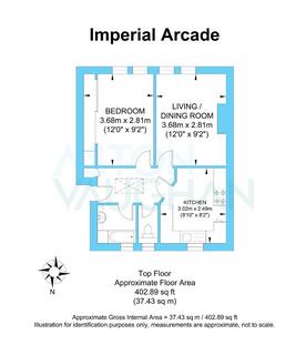 1 bedroom apartment to rent, Imperial Arcade, Brighton BN1