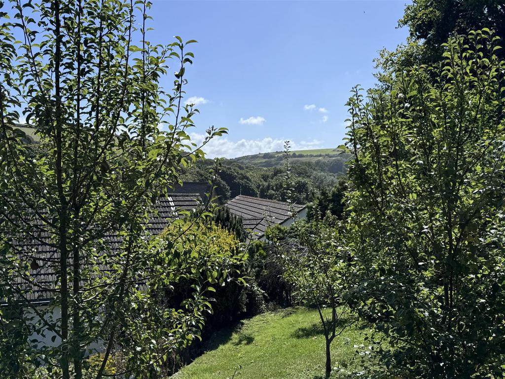 Garden with valley views