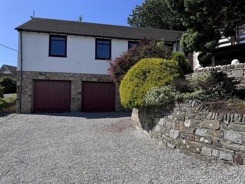 Garage and driveway