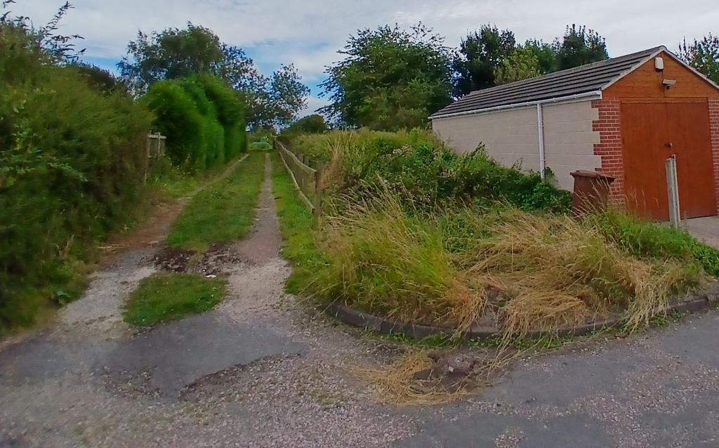 Rear Garden &amp; Public Footpath