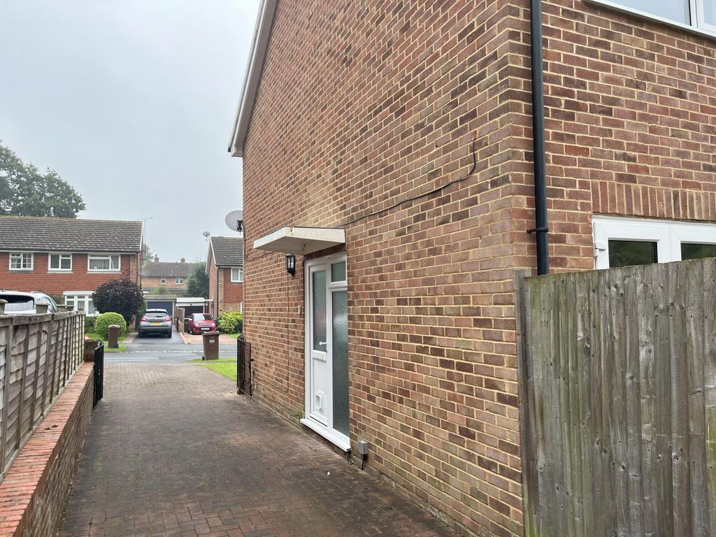 Driveway and front door