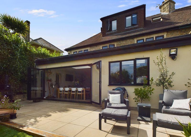 Patio seating area