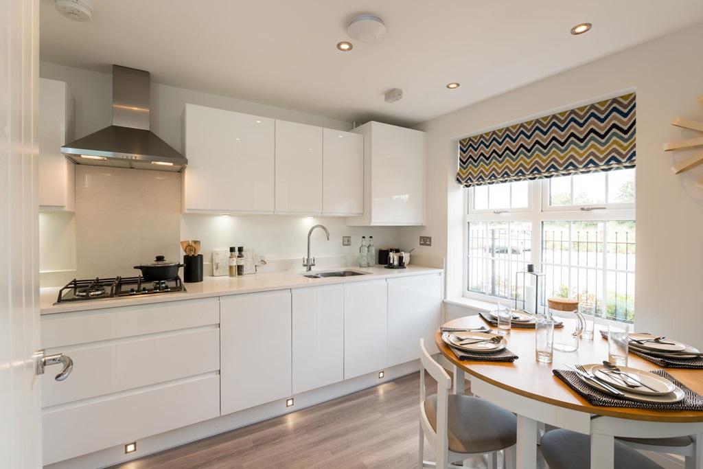 Kitchen with breakfast area