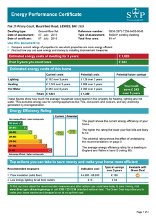 2 bedroom property to rent, Priory Court, Mountfield Road Lewes BN7 2UX PRI22