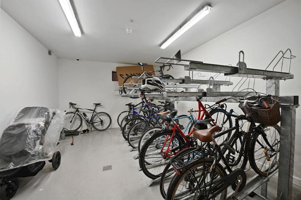 Bike rack room