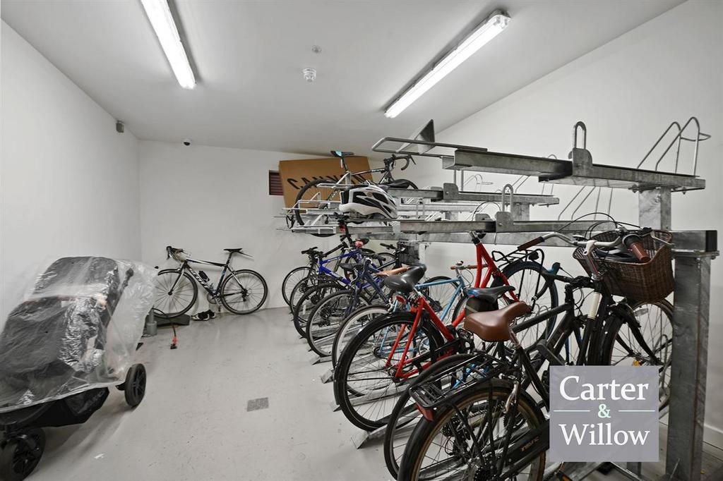 Bike rack room