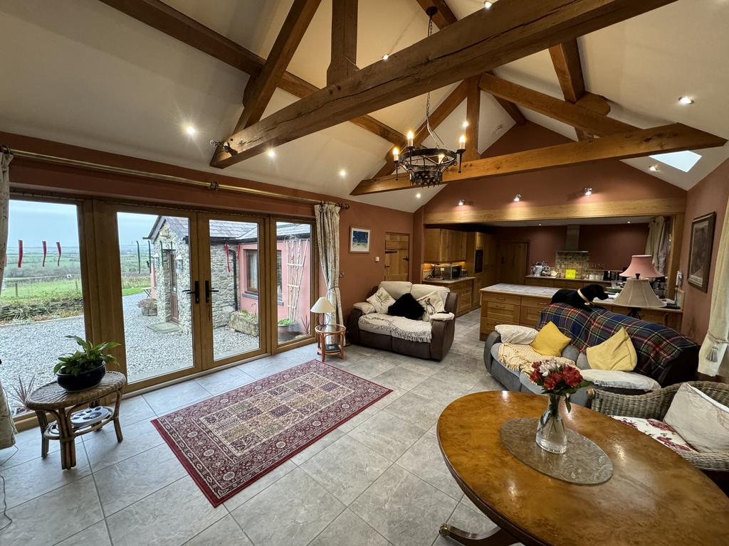 Open Plan Kitchen, Dining and Lounge Area.