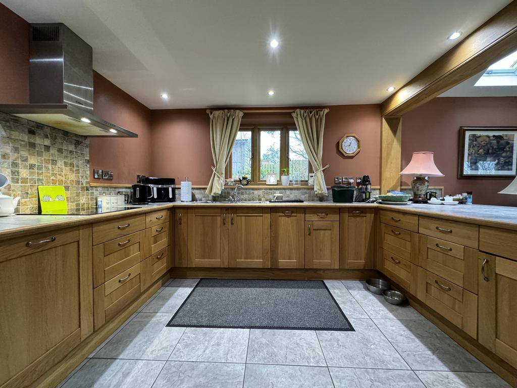 Open Plan Kitchen, Dining and Lounge Area.