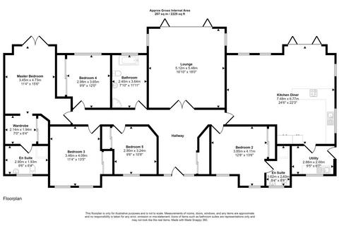 5 bedroom bungalow for sale, The Ridges, Station Town, Wingate, Durham, TS28 5PE