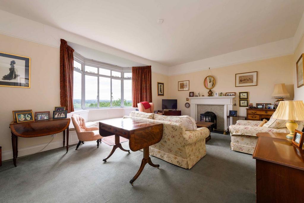 Living room, fireplace