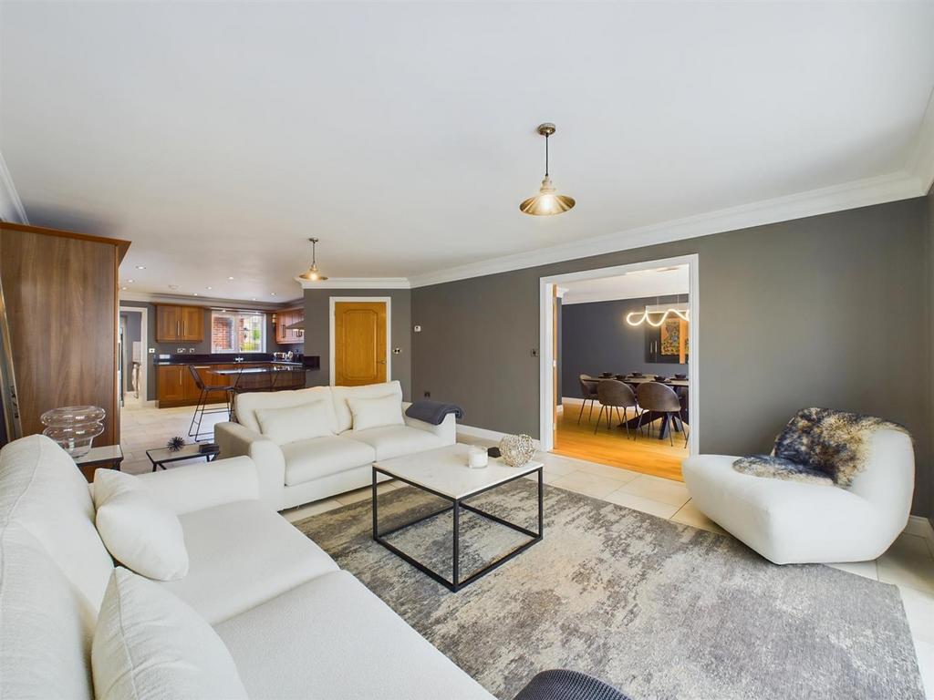 Open Plan Kitchen and Family Area