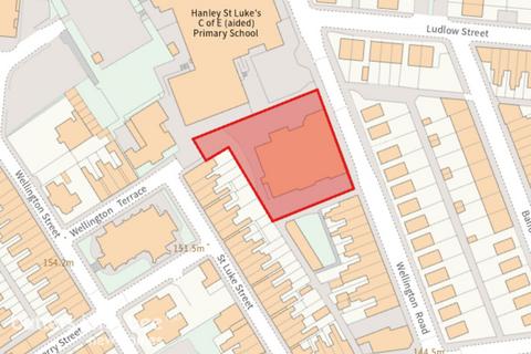 Land for sale, Wellington Road, Stoke on Trent